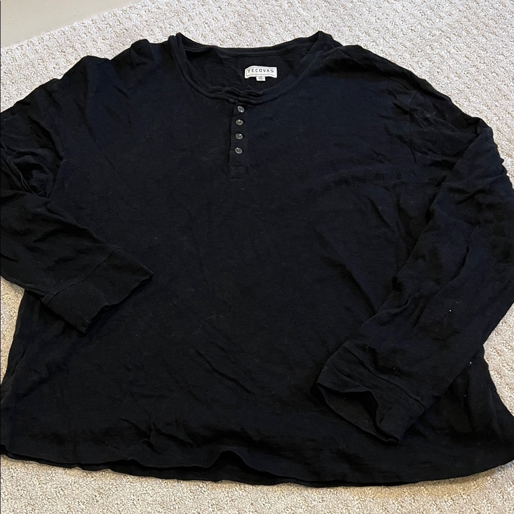Tecovas Midnight Long Sleeve Henley